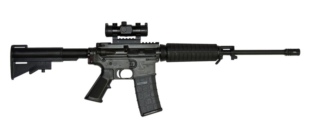 Broń samoczynna w postaci karabinka AR-15