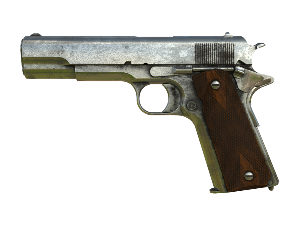 Pistolet Colt M1911 wyposażony w kurkowy mechanizm uderzeniowy