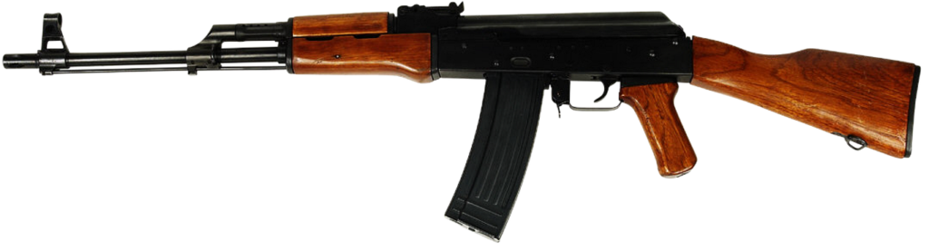 Broń samoczynna w postaci karabinka samoczynnego AK - Automat Kałasznikowa