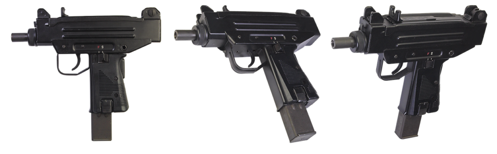 Broń samoczynna w postaci pistoletu maszynowego UZI